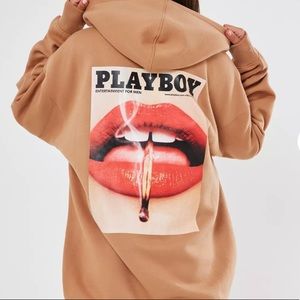 PLAYBOY x MISSGUIDED HOODIE DRESS
